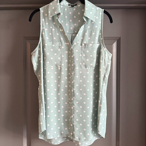 Express - Portofino Polka Dot Blouse - Picture 1 of 2